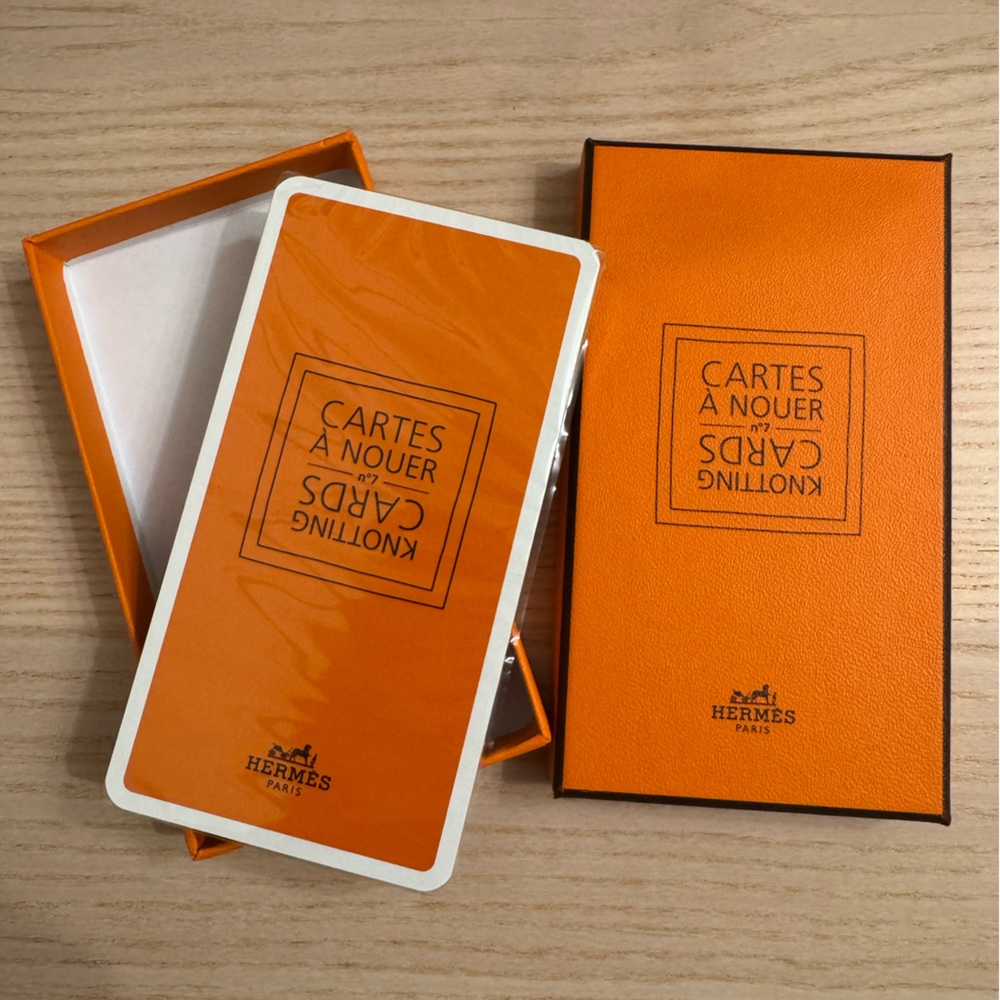 Hermes Knotting Cards New in Box / NIB